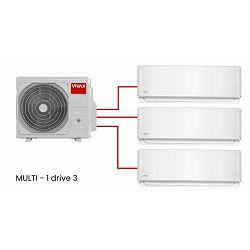 Klima uređaj VIVAX, multi bundle, 09+12AERI+ (6 kW, 5 godina garancije, A++)