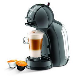 Aparat za kavu KRUPS Mini Me KP123810 (0,8L, 1500W, automatski aparat na kapsule) sivo-crni