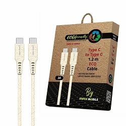 MAXMOBILE DATA KABEL TYPE C-TYPE C CA002 QC 3A 1,2m ECO