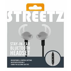 Slušalice STREETZ HL-BT303 sport BT crne (bežične)
