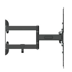 Nosač za TV zidni LOCTEK PSW-731S-A (17"-50", do 25 kg, nagib 2°, zakret 12°)
