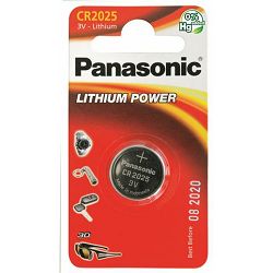 PANASONIC baterije CR-2025EL/1B Lithium Coin