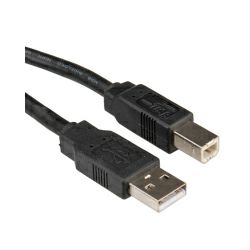 Roline USB2.0 kabel TIP A-B M/M, 0.8m crni