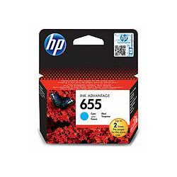 Tinta INK HP CZ110AE ( No. 655) cyan