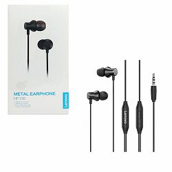 Slušalice LENOVO HF130 crna (žične, 3.5mm, s mikrofonom)