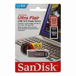 SANDISK USB 3.0 FLASH DRIVE ULTRA FLAIR 32GB