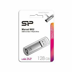 SP USB 3.0 FLASH DRIVE MARVEL M02 128GB SILVER