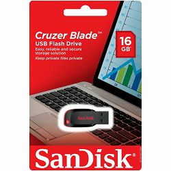SANDISK USB 2.0 FLASH DRIVE CRUZER BLADE 16GB