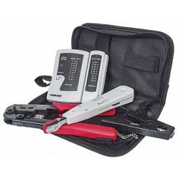 LAN Network Kit, LAN Tester/LSA punch down tool/Crimping Tool...
