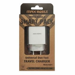 SMART PACK KUĆNI ADAPTER TR-361001 3.1A PD Type C 20W+USB 18W