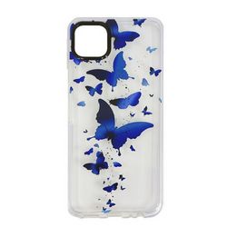 Maska za mobitel SAMSUNG GALAXY A03S PROZIRNA BLUE BUTTERFLY