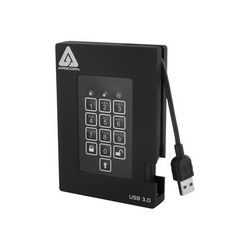 Tvrdi disk APRICORN (1 TB, USB 3.0) crna