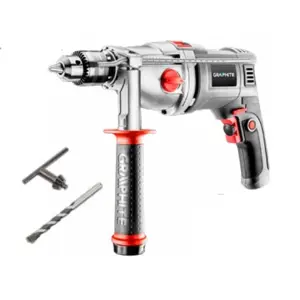 1050W Two-Speed Hammer Drill, 13mm Key Chuck, I: 1100, II: 3000 min?1, Case