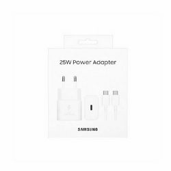 SAMSUNG KUĆNI PUNJAČ EP-T2510XWEGEU,PD 25W, Type C-Type C kabel 1m,bijeli