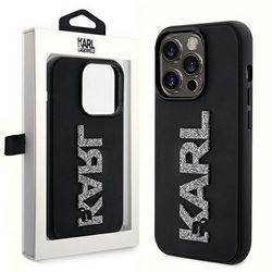 TPU Karl Lagerfeld maska za iPhone 15 Pro KLHCP15L3DMBKCK