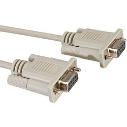 Roline serijski link kabel DB9 F/F, 3.0m sivi