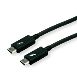 Roline USB-C Thunderbolt3 kabel, M/M, 2.0m crni