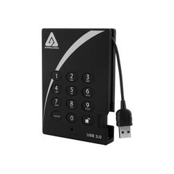 Tvrdi disk APRICORN A25-3PL256-500 (500GB, USB 3.0) crna