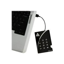 Tvrdi disk APRICORN A25-3PL256-2000 (2TB, USB 3.0) crna