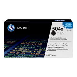 HP 504X - High Yield - crna - original - LaserJet - toner cartridge (CE250X)