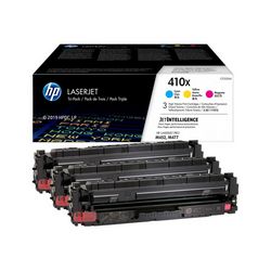 Toner HP 410X (3 komada, visokog prinosa, original, LaserJet, CF252XM) žuta, cijan, magenta