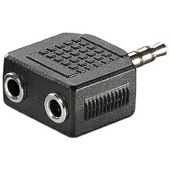 Roline VALUE adapter 1×3.5mm - 2×3.5mm, M/F