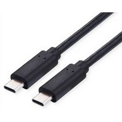 Roline VALUE USB2.0 kabel TIP C-C M/M, 100W, 3.0m crni