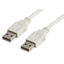 Roline VALUE USB2.0 kabel TIP A-A M/M, 1.8m bijeli