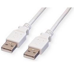 Roline VALUE USB2.0 kabel TIP A-A M/M, 4.5m bijeli