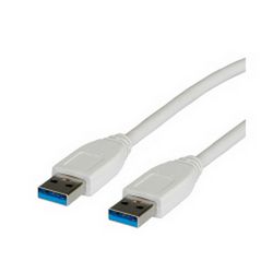 Roline VALUE USB3.0 kabel TIP A-A M/M, 1.8m bijeli