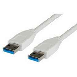 Roline VALUE USB3.0 kabel TIP A-A M/M, 3.0m bijeli