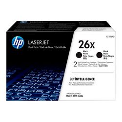 HP 26X - 2-pack - High Yield - crna - original - LaserJet - toner cartridge (CF226XD)