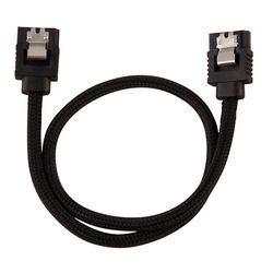 Set kabela za SATA CORSAIR Premium Sleeved SATA Cable (2 komada) crna