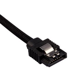 Set kabela SATA CORSAIR Premium (obloženi, 2 pack) crna
