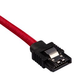 Set kabela za SATA CORSAIR Premium Sleeved SATA Cable (2 komada) crvena