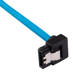 Kabel za SATA s 90° priključkom CORSAIR Premium (2 komada, obloženi) plava