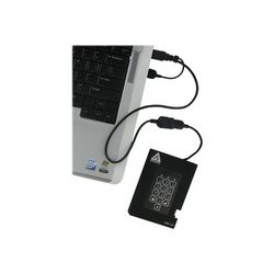 SSD tvrdi disk APRICORN A25-3PL256-S1000F (1TB, USB 3.0) crna