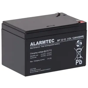12V 12AH VRLA BP12-12 ALARMTEC EMU BATTERY