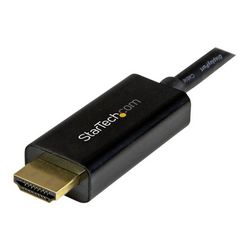 Mini DisplayPort na HDMI pretvarač kabela STARTECH.COM MDP2HDMM1MB (3 ft (1m), mDP na HDMI adapter s ugrađenim kabelom, (M / M) Ultra HD 4K, video kabel, 