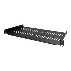 Fiksna polica za poslužiteljski ormar STARTECH.COM od 1U (s otvorima za ventilaciju, duboka 10in kantilever ladica za AV/podatkovnu/mrežnu opremu od 19 inča s kavez maticama rack shelf, 1U)