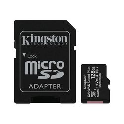 Memorijska kartica KINGSTON Canvas Select Plus (microSDXC UHS-I, 128 GB, s adapterom)
