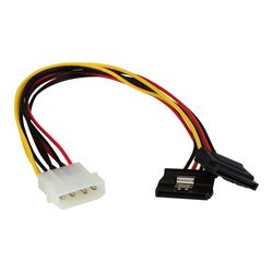 Adapter za napajanje STARTECH.COM 12in (LP4 na 2x zaključani SATA Y kabel razdjelnik, 4-pinski LP4 na dvostruki SATA Y razdjelnik, 30 cm)