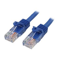 Mrežni kabel STARTECH.COM Cat5e / Cat 5 Snagless Patch Cable (2 m, snagless) plava