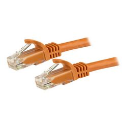 StarTech.com 1m CAT6 Ethernet Cable - Orange Snagless Gigabit CAT 6 Wire - 100W PoE RJ45 UTP 650MHz Category 6 Network Patch Cord UL/TIA (N6PATC1MOR) - patch cable - 1 m - orange