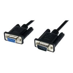 Null modem kabel STARTECH.COM DB9 RS232 (2m, F/M, DB9 muški na ženski, 9 pin, 1x DB9 M, 1x DB9 F) crna
