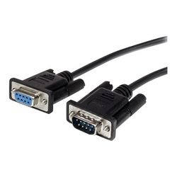 Serijski produžni kabel STARTECH.COM ravni DB9 RS232 serijski kabel od 3m (DB9 RS232 serijski produžni muški na ženski kabel (MXT1003MBK))