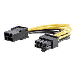 Kabel za napajanje PCI Express 6 pin na 8 pin STARTECH.COM PCIEX68ADAP (kabel za napajanje, 6 pin PCIe napajanje (F) na 8 pin PCIe napajanje (M), 6.1 in, 15.5 