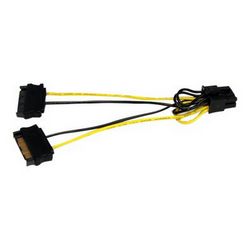 Kabel za napajanje STARTECH.COM duljine 6 in (15 cm) (SATA Power na 8 Pin PCI Express Video Card Power kabel adapter, SATA na 8 pin PCIe napajanje)