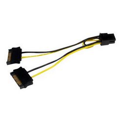 Kabel za napajanje STARTECH.COM duljine 6 in (15 cm) (SATA Power na 6 Pin PCI Express Video Card Power kabel adapter, SATA na 6 pin PCIe napajanje)
