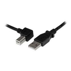 USB kabel STARTECH.COM USB 2.0 kabel od 3m (A na lijevi kut B M/M, 3 m USB kabel za printer, lijevi kut USB B kabel, 1x USB A (M), 1x USB B (M) 